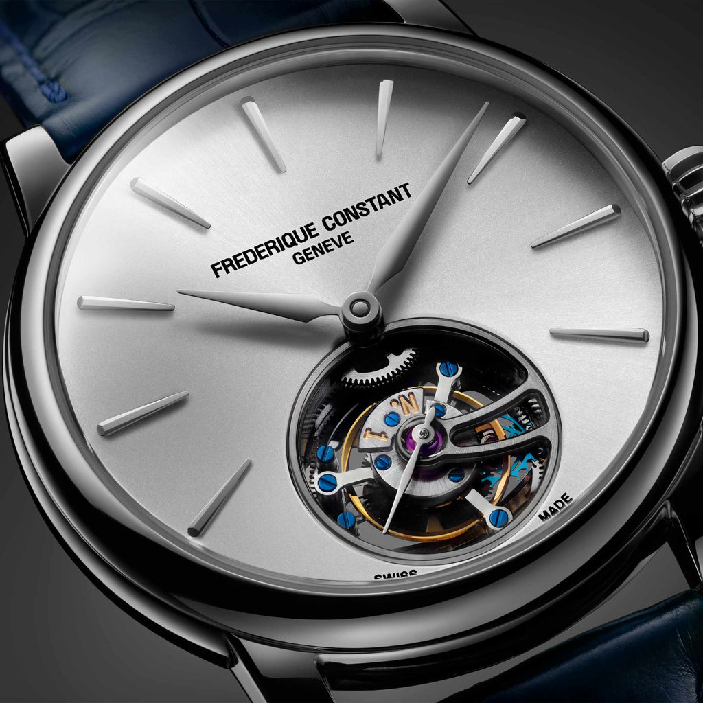 Frederique Constant Manufacture Classic Tourbillon (FC-980S3H6) aus Leder, Edelstahl