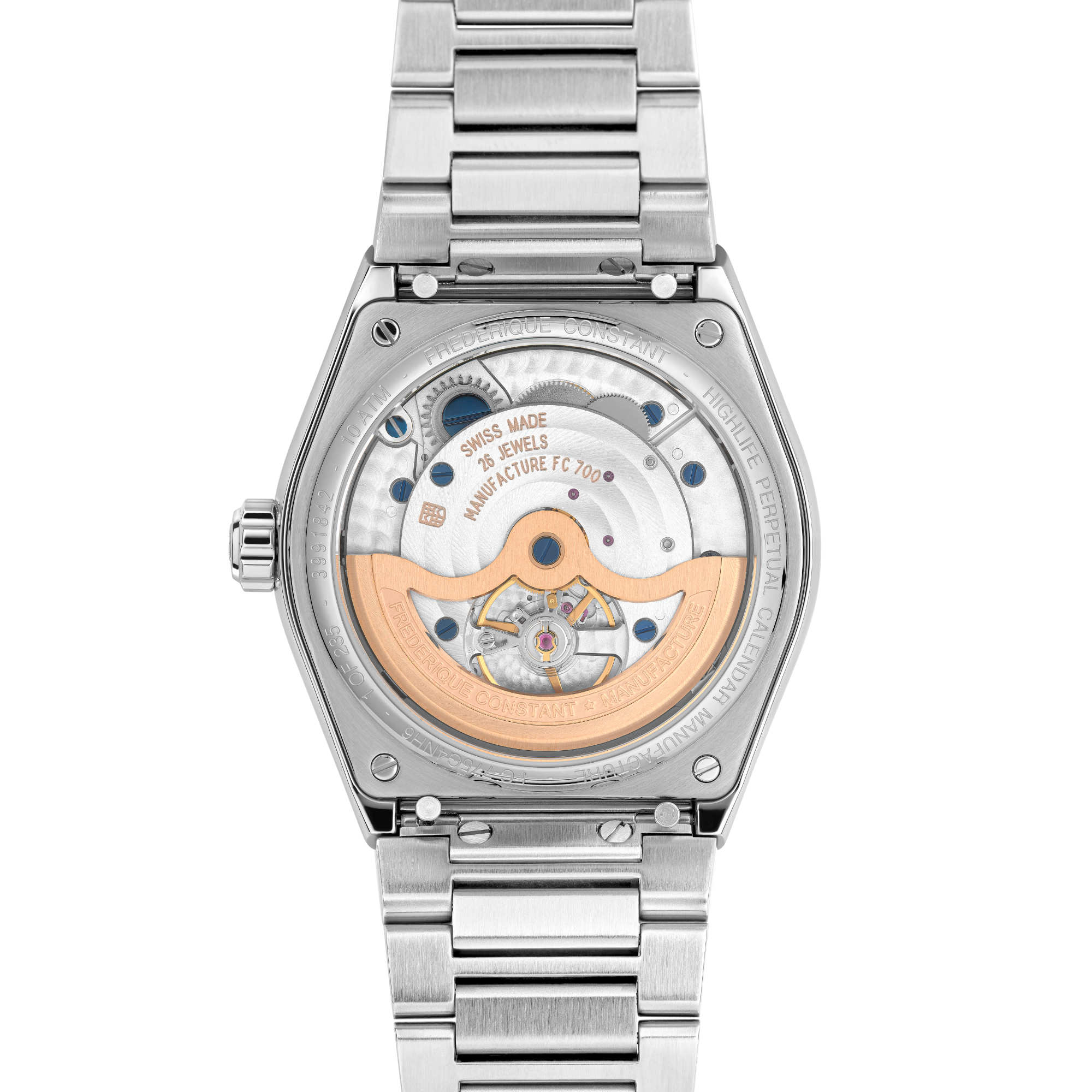 Frederique Constant Manufacture Classics Perpetual Calender (FC-775G4NH6B) aus Edelstahl