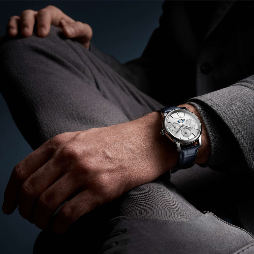 Frederique Constant Manufacture Classics Perpetual Calender (FC-776S3H6) aus Leder, Edelstahl