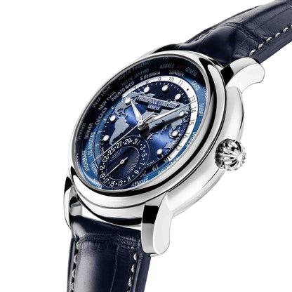 Manufacture Classics Worldtimer, Edelstahl von Frederique Constant (FC-718NWM4H6)