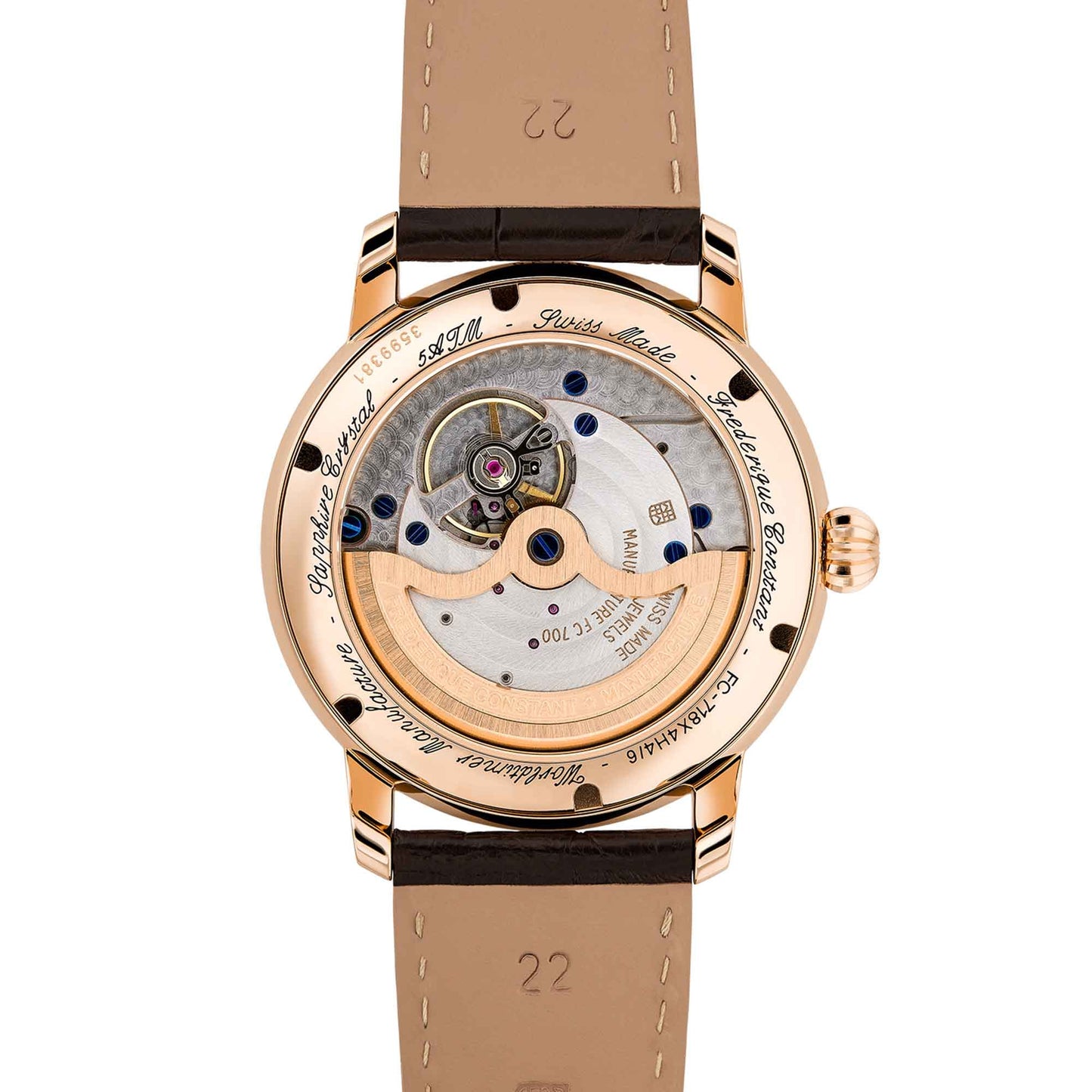 Manufacture Classics Worldtimer, Edelstahl von Frederique Constant (FC-718WM4H4)