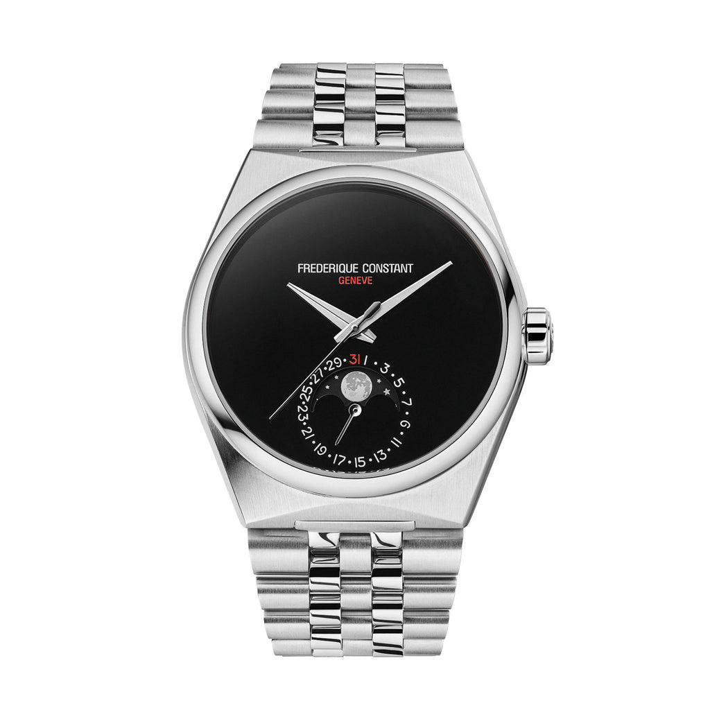 Frederique Constant Manufacture Highlife Moonphase Date (FC-716ONB3NH6B) aus Edelstahl