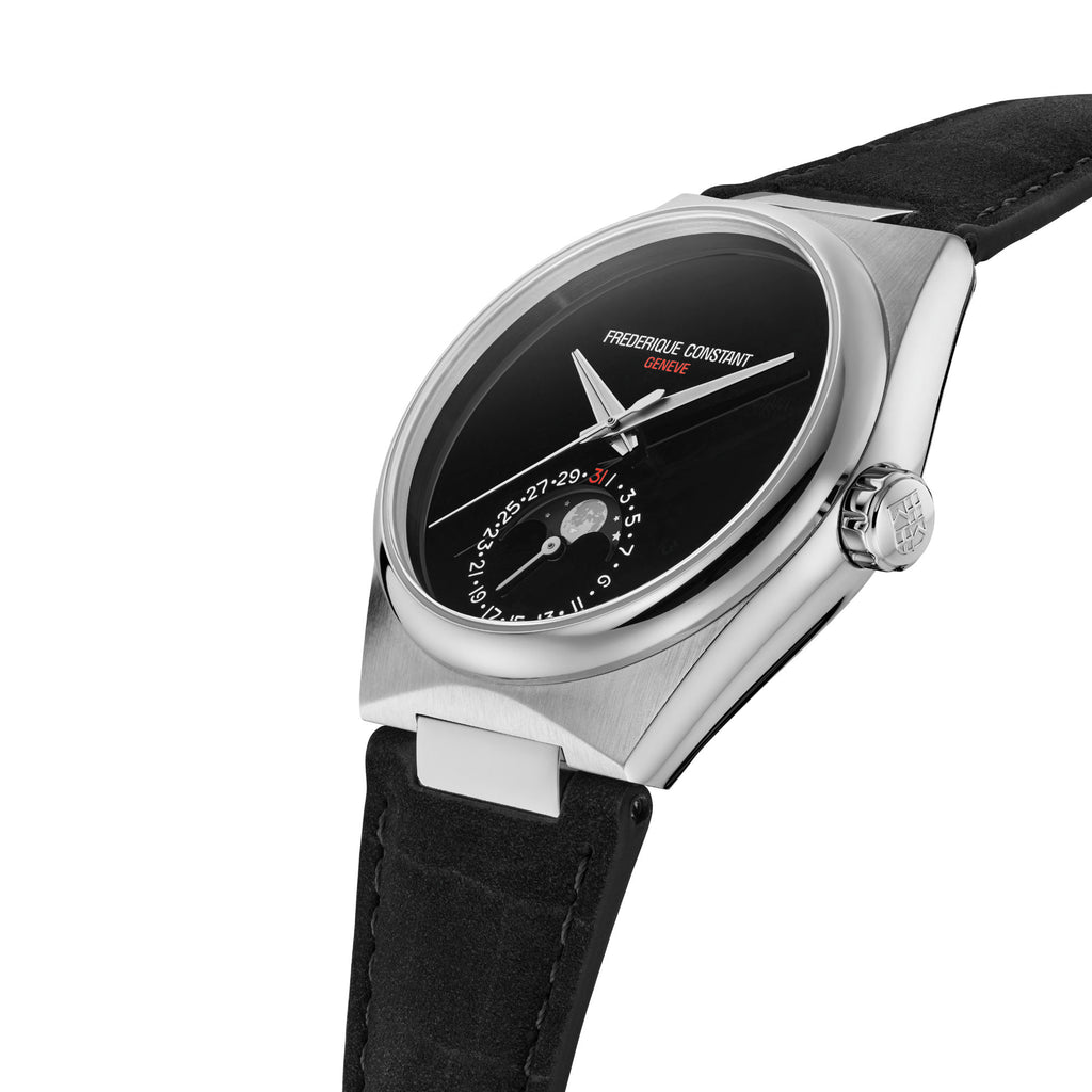 Frederique Constant Manufacture Highlife Moonphase Date (FC-716ONB3NH6B) aus Edelstahl