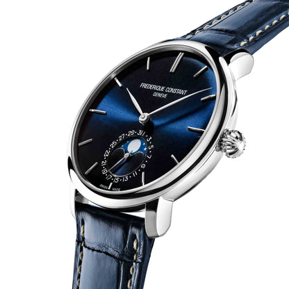 Manufacture Slimline Moonphase, Leder von Frederique Constant (FC-705N4S6)