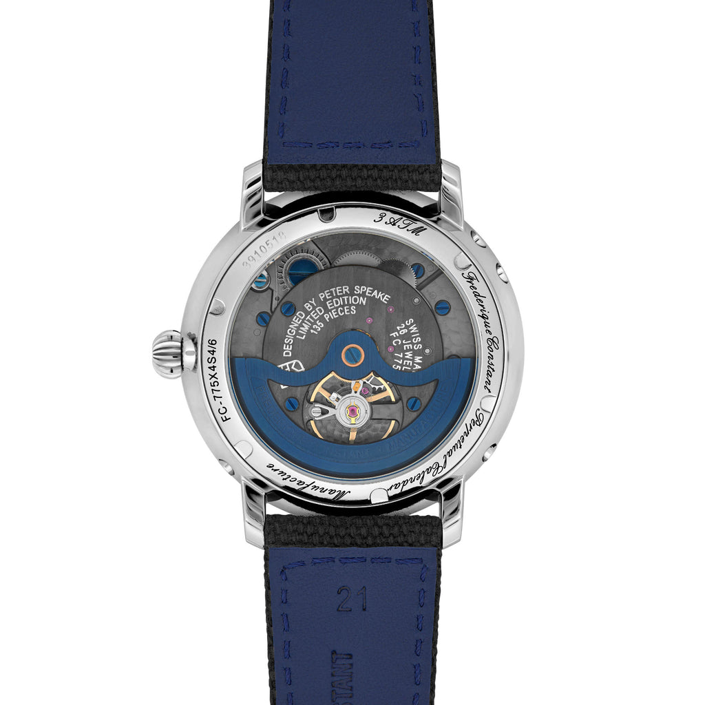 Frederique Constant Manufacture Slimline Perpetual Calendar (FC-775PS4S6) aus Edelstahl