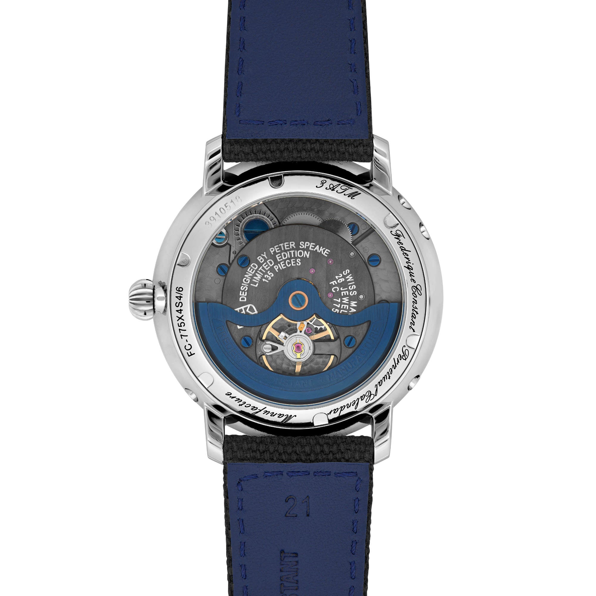 Frederique Constant Manufacture Slimline Perpetual Calendar (FC-775PS4S6) aus Edelstahl