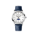 Frederique Constant Slimline Moonphase (FC-206MPWD1S6) aus Edelstahl mit Diamant und Perlmutt