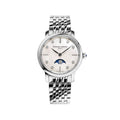 Frederique Constant Slimline Moonphase (FC-206MPWD1S6B) aus Edelstahl mit Diamant und Perlmutt