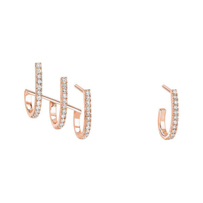 Gatsby Multi-Créoles  • Diamant von Messika (06503-PG)