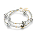 Gellner Big Bang Armband (2-81681-02) aus Gelbgold mit Perlmutt