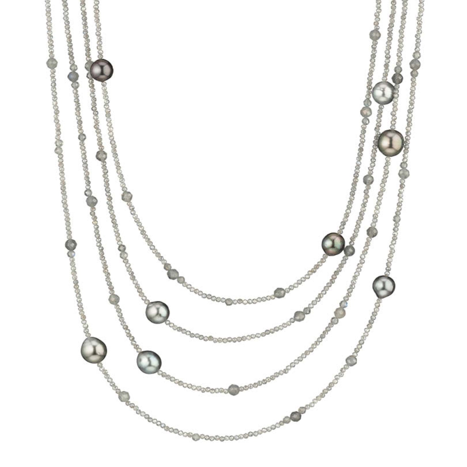 Big Bang Collier, Weißgold von Gellner (2-81679-01)