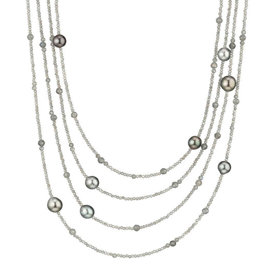 Big Bang Collier, Weißgold von Gellner (2-81679-01)