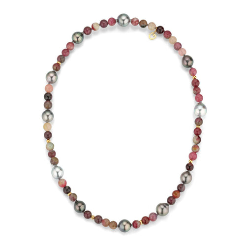 Gellner Big Bang Collier (2-81690-01) aus Gelbgold mit Turmalin
