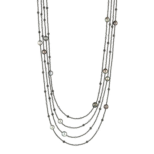 Gellner Big Bang Collier (2-81691-01) aus Weißgold mit Spinell