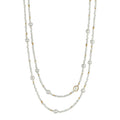 Gellner Big Bang Collier (2-81692-01) aus Gelbgold mit Mondstein und Perlmutt