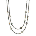 Gellner Big Bang Collier (2-81693-01) aus Gelbgold mit Perlmutt und Spinell