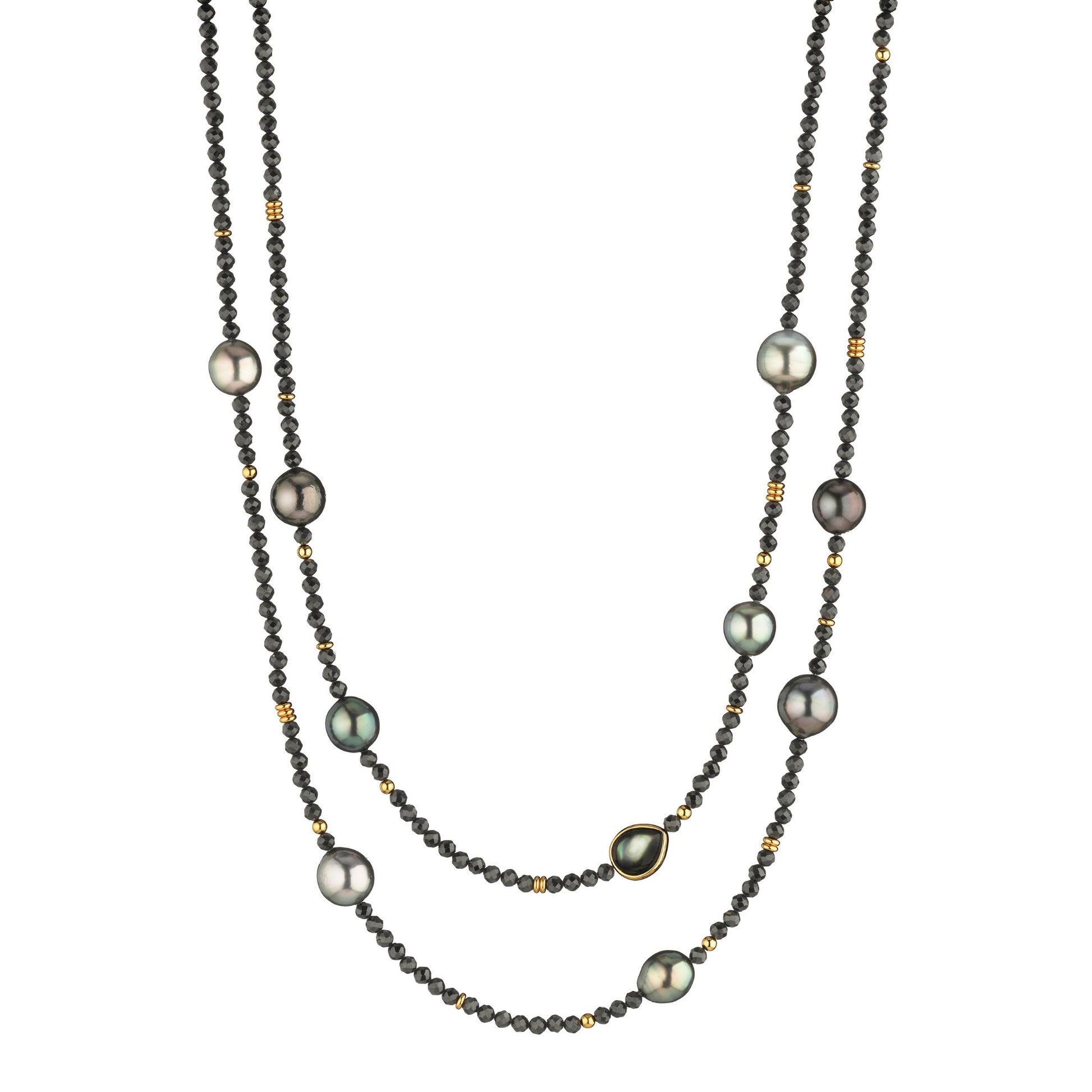 Big Bang Collier, Gelbgold • Perlmutt • Spinell von Gellner (2-81693-01)