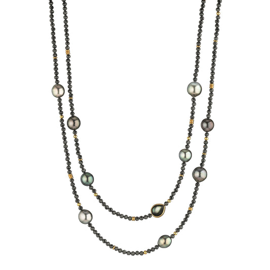 Big Bang Collier, Gelbgold • Perlmutt • Spinell von Gellner (2-81693-01)