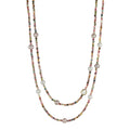 Gellner Big Bang Collier (2-81695-01) aus Gelbgold mit Perlmutt und Turmalin
