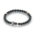 Gellner Bold Armband (5-24593-01) aus Roségold mit Onyx