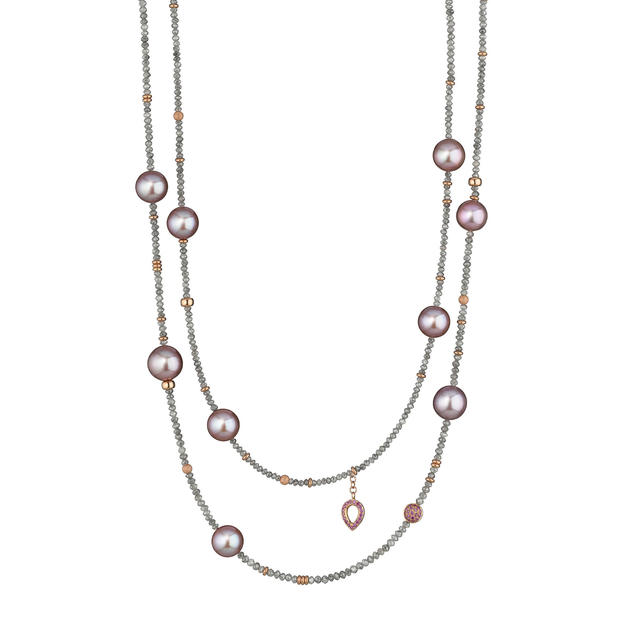 Gellner Castaway Collier (5-24235-01) aus Roségold mit Diamant
