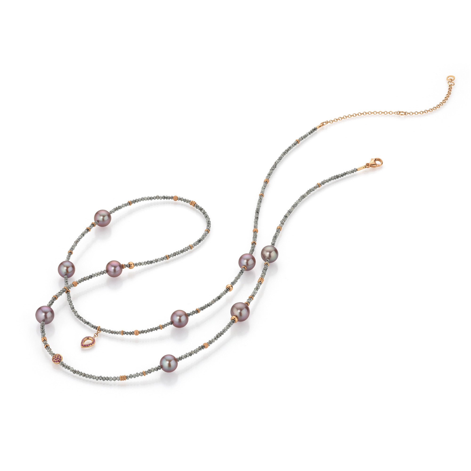 Gellner Castaway Collier (5-24235-01) aus Roségold mit Diamant