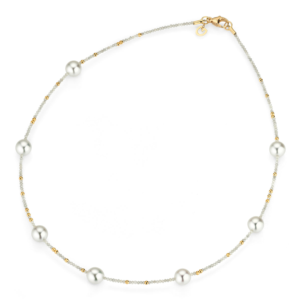 Gellner Castaway Collier (5-25045-02) aus Gelbgold mit Diamant