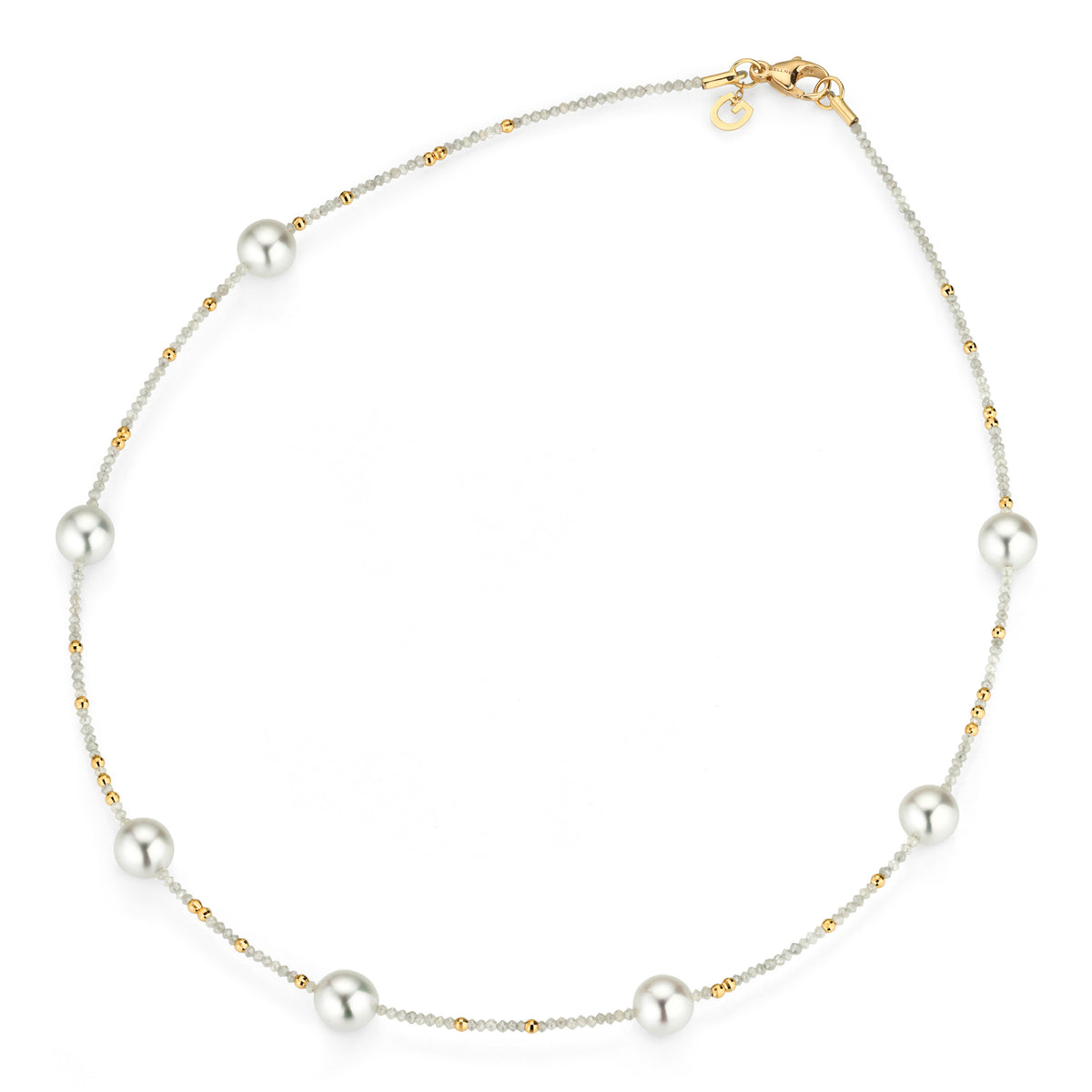 Gellner Castaway Collier (5-25045-03) aus Gelbgold mit Diamant
