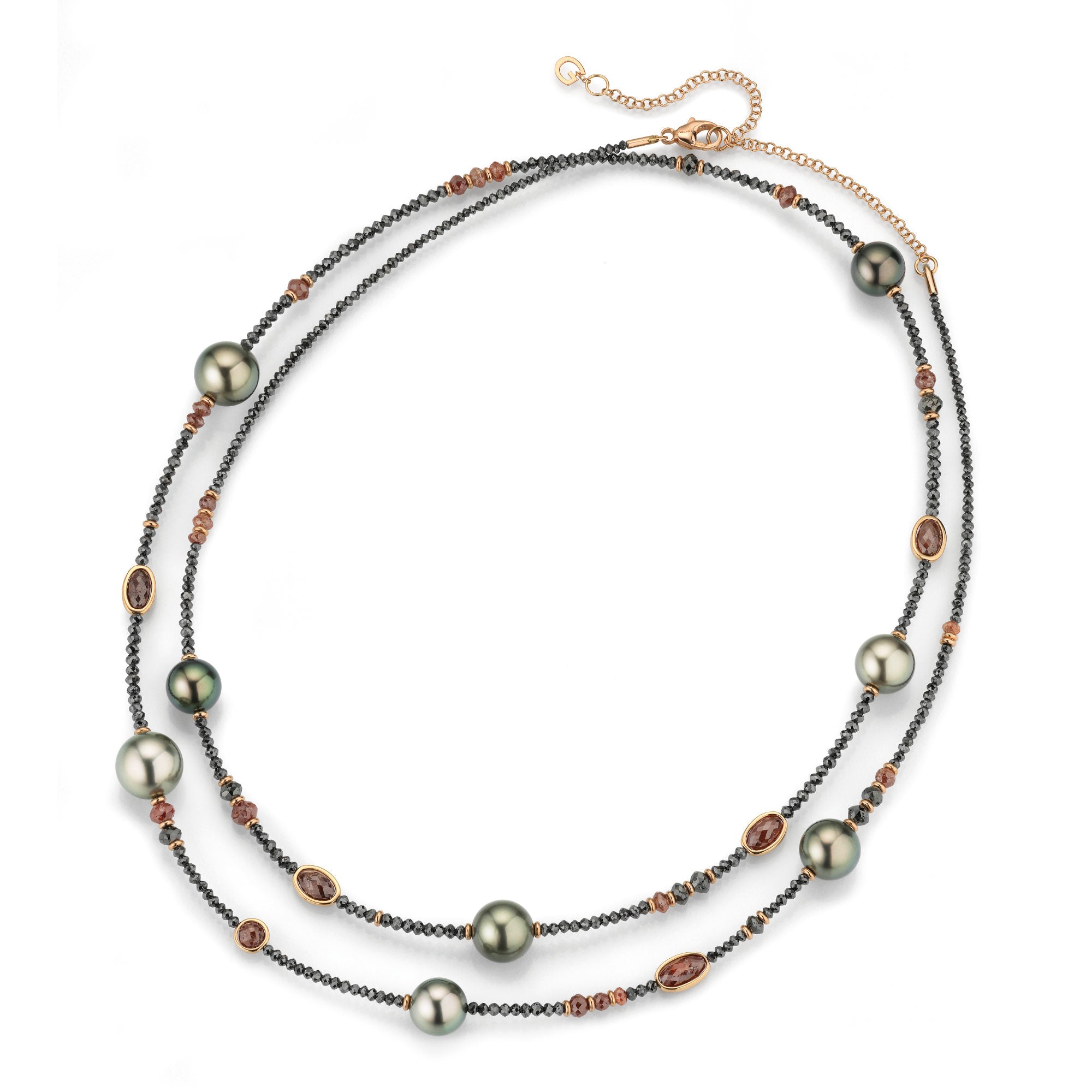 Gellner Castaway Collier (5-25070-01) aus Roségold mit Diamant