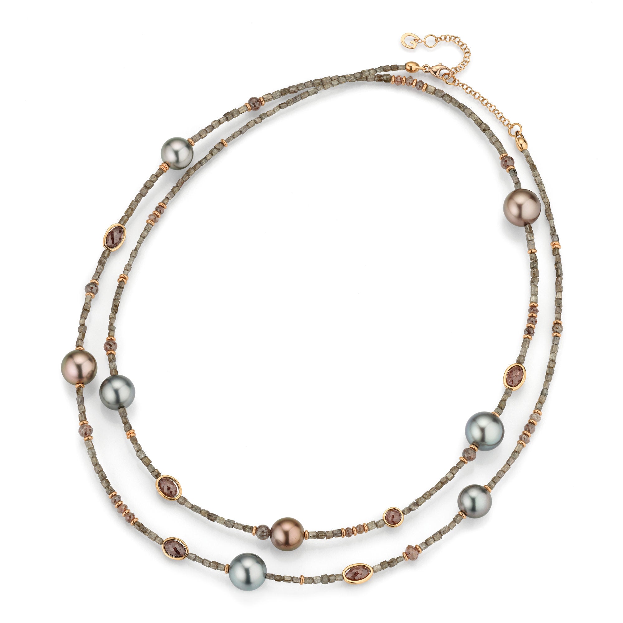 Gellner Castaway Collier (5-25071-01) aus Roségold mit Diamant