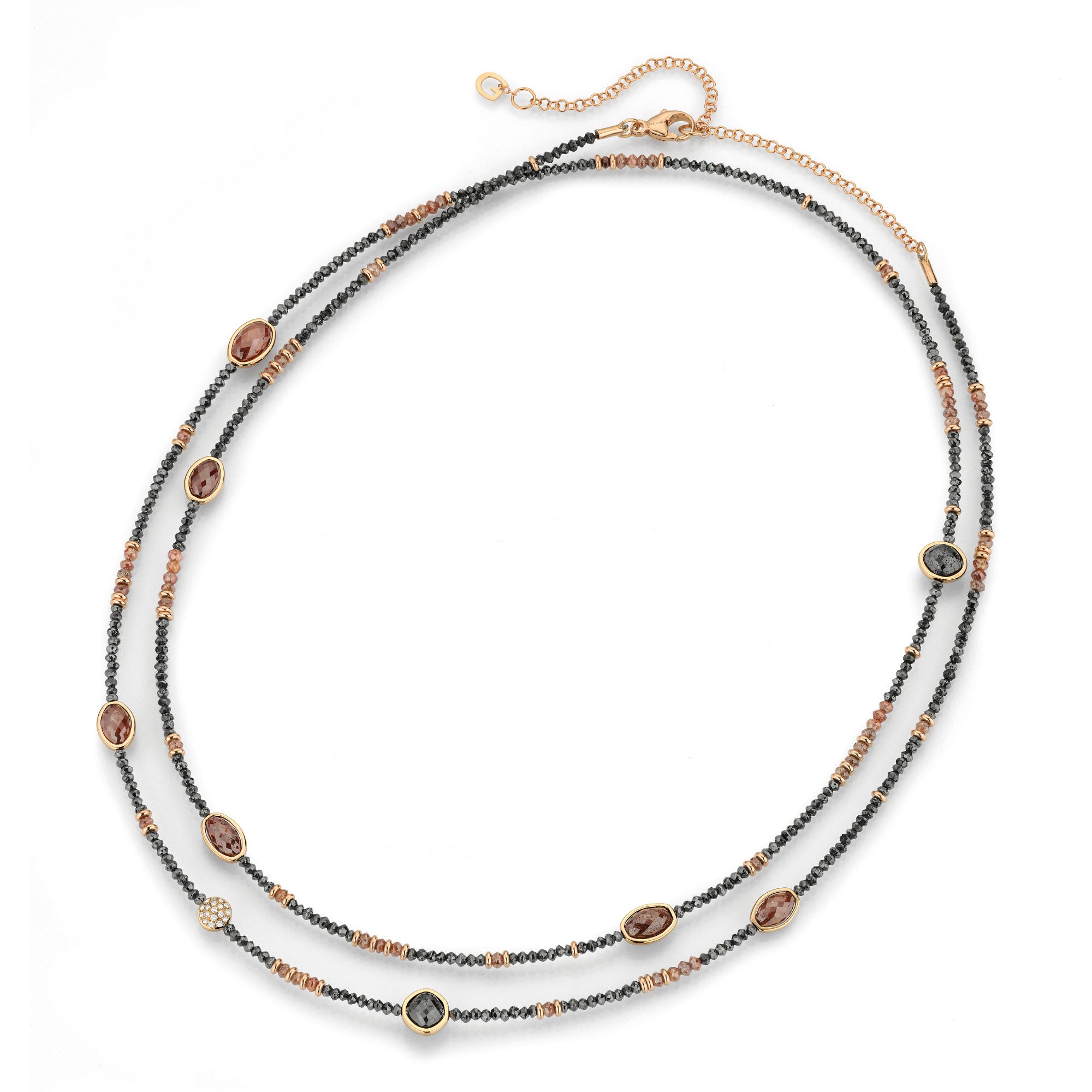 Gellner Castaway Collier (5-25161-01) aus Roségold mit Diamant