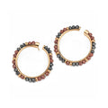 Gellner Castaway Creolen (5-23760-01) aus Bicolor-Gold mit Diamant