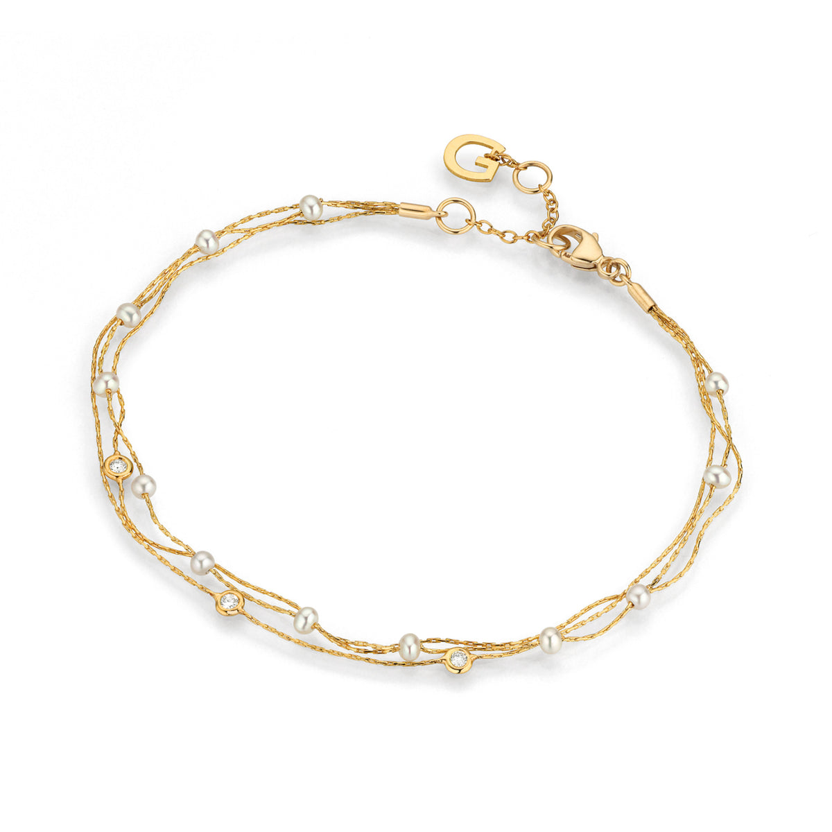 Gellner Delight Armband (5-25073-02) aus Gelbgold mit Diamant