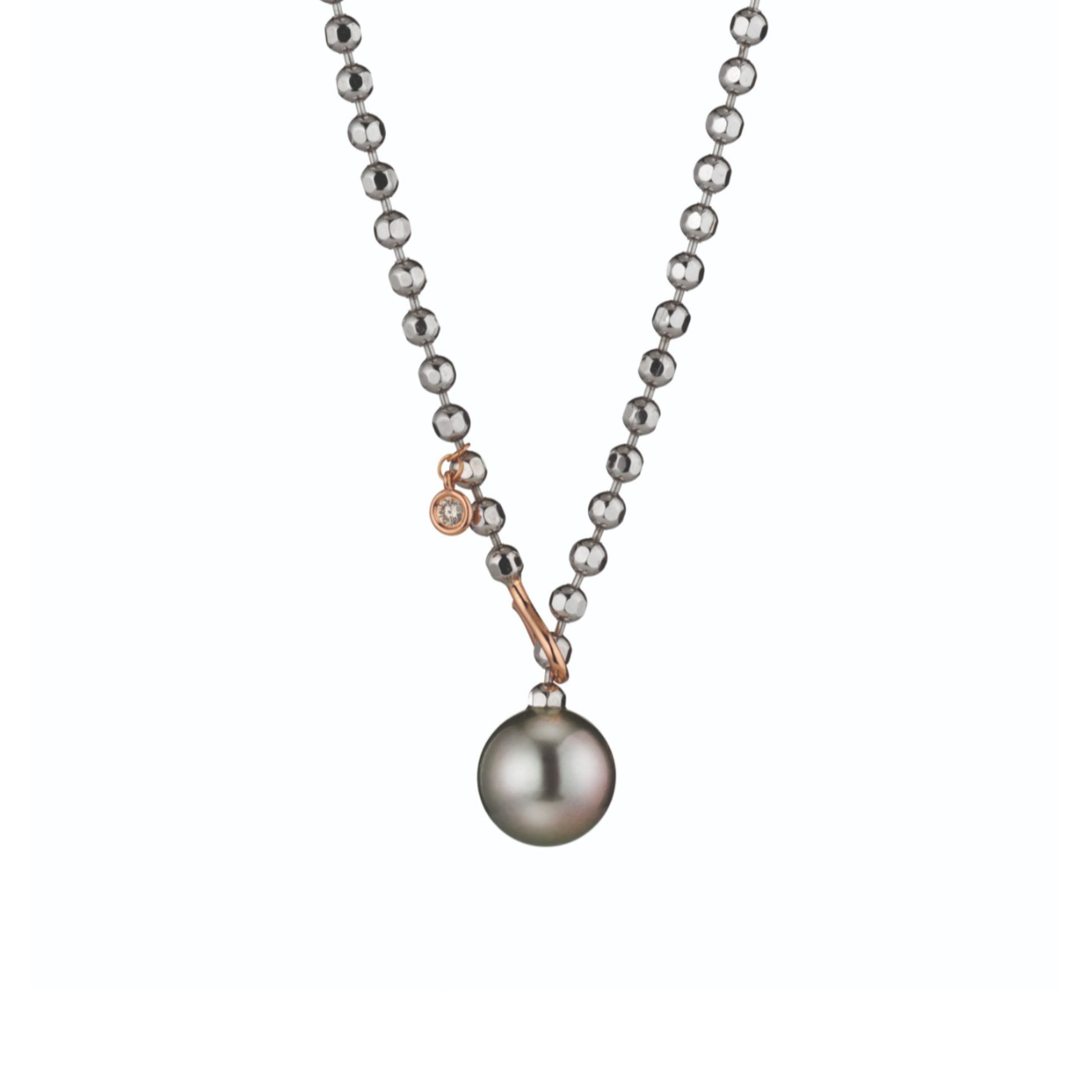 Gellner Flex Collier (2-81512-02) aus Bicolor-Gold mit Diamant