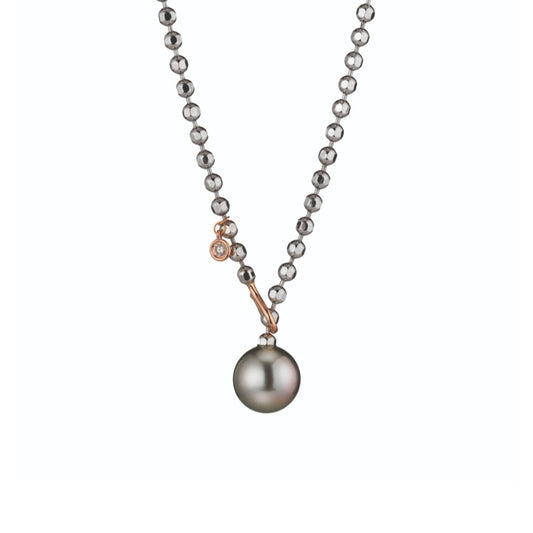 Gellner Flex Collier (2-81512-02) aus Bicolor-Gold mit Diamant