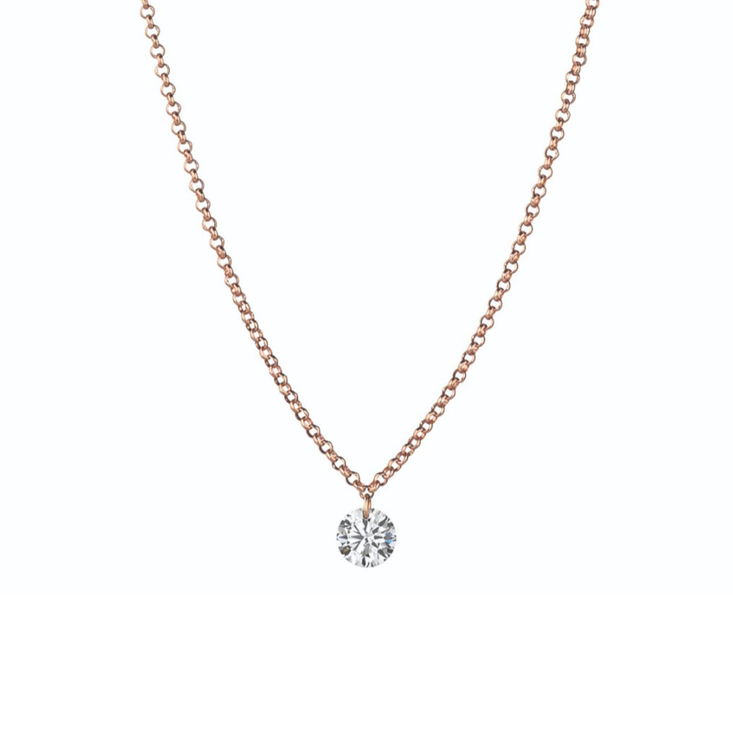 Gellner H2O Collier (5-23703-02) aus Roségold mit Diamant