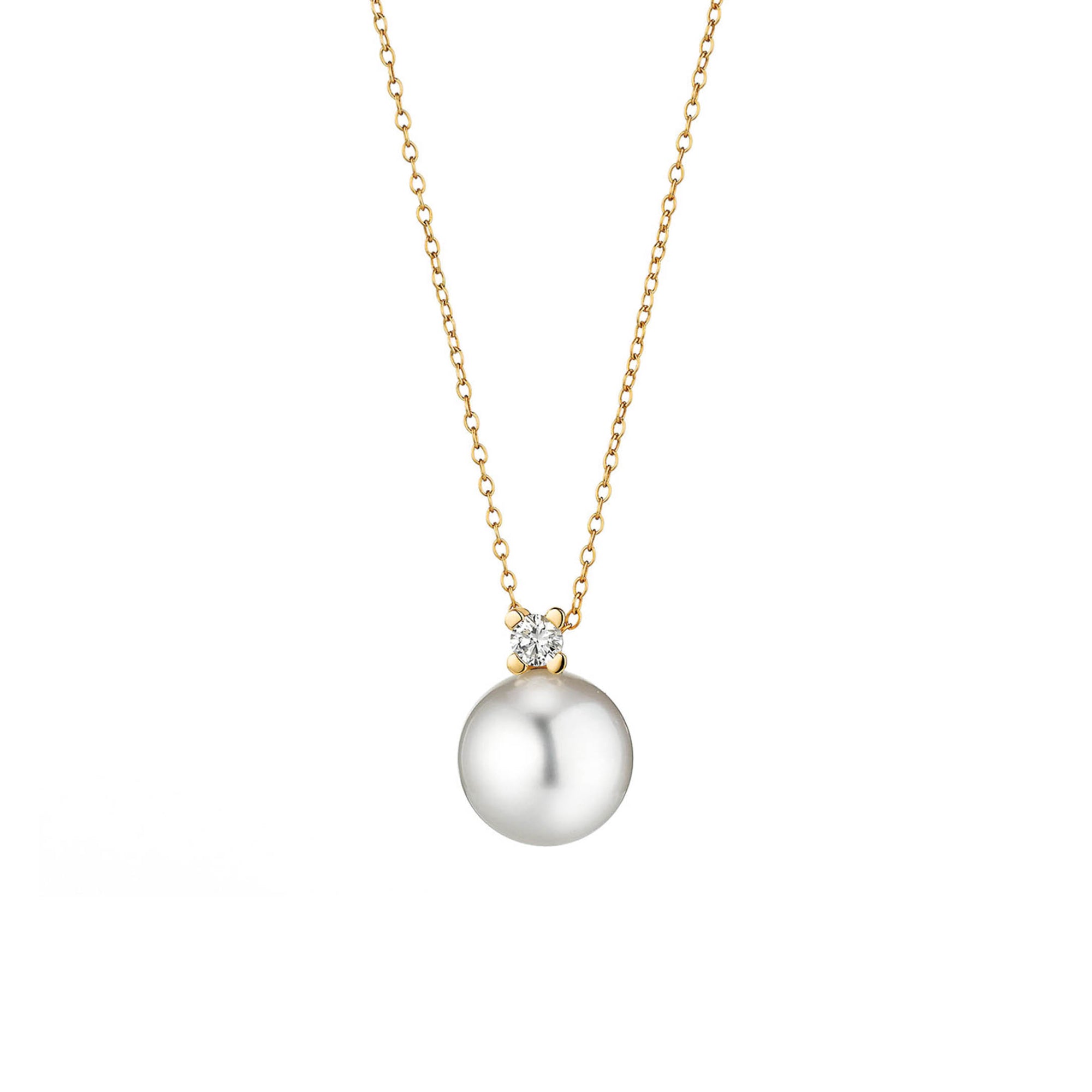 Gellner H2O Collier (5-23798-03) aus Gelbgold mit Diamant