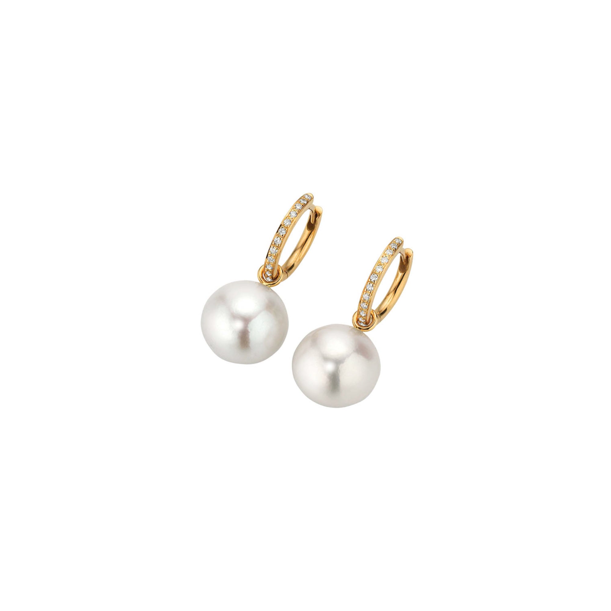 Gellner H2O Creolen (5-24267-02) aus Gelbgold mit Diamant