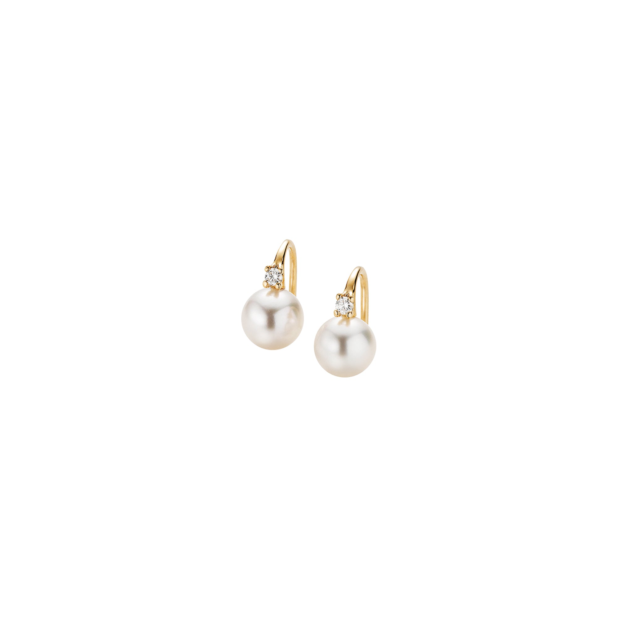 Gellner H2O Ohrhaken (5-22029-01) aus Roségold mit Diamant