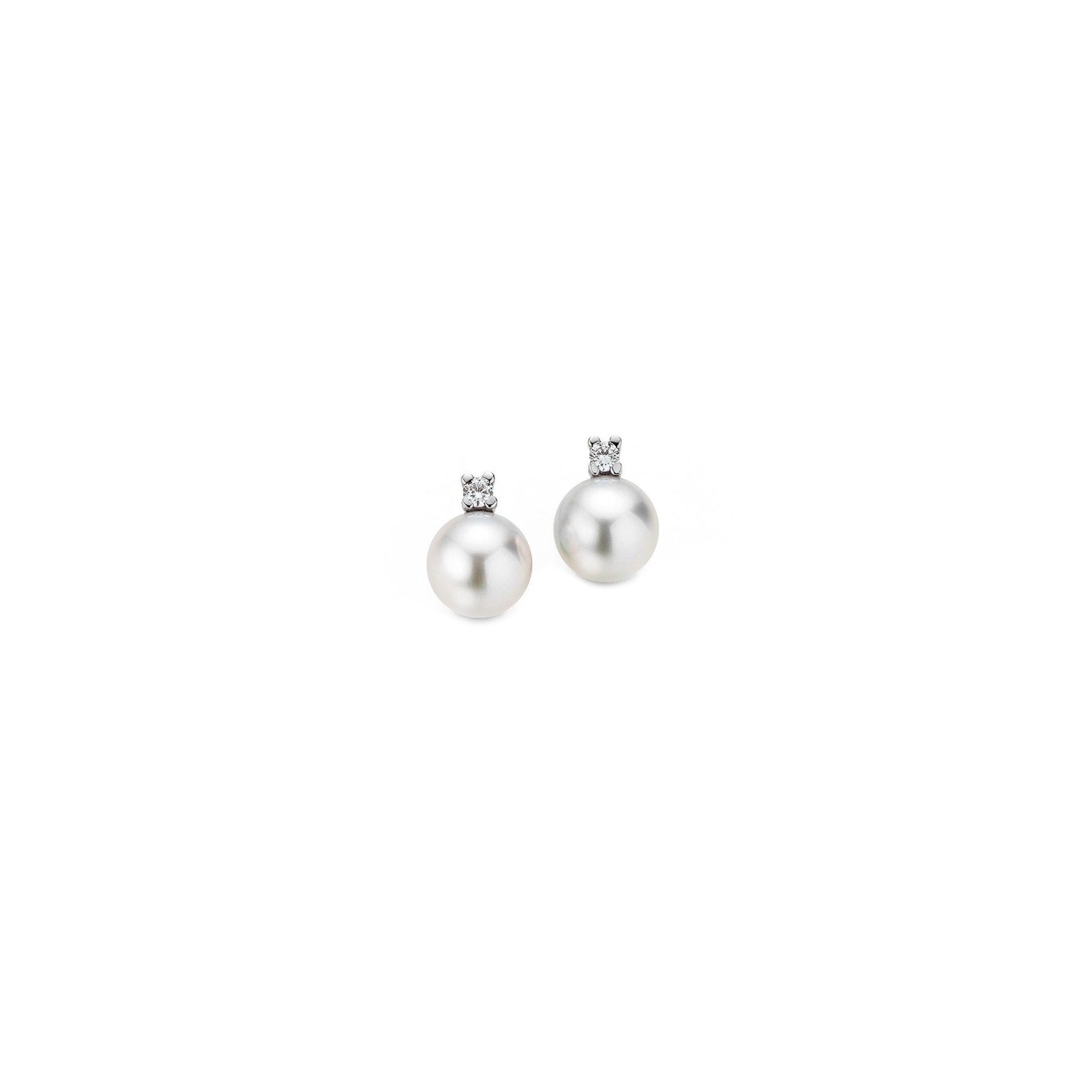 Gellner H2O Ohrstecker (5-22006-07) aus Weißgold mit Diamant