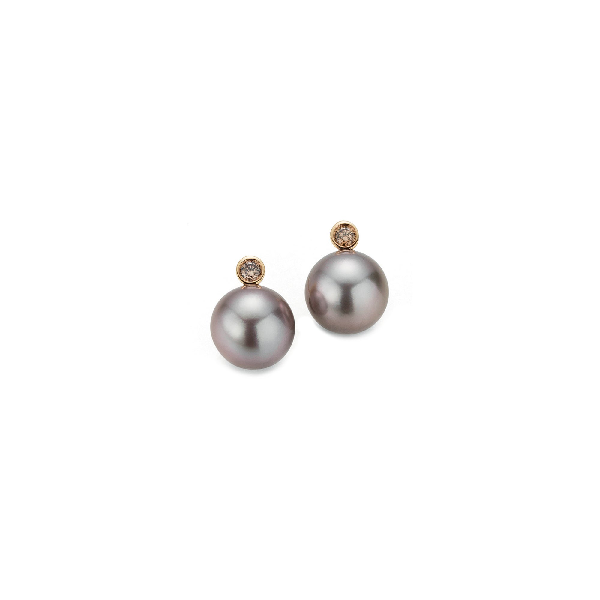 Gellner H2O Ohrstecker (5-22007-29) aus Gelbgold mit Diamant