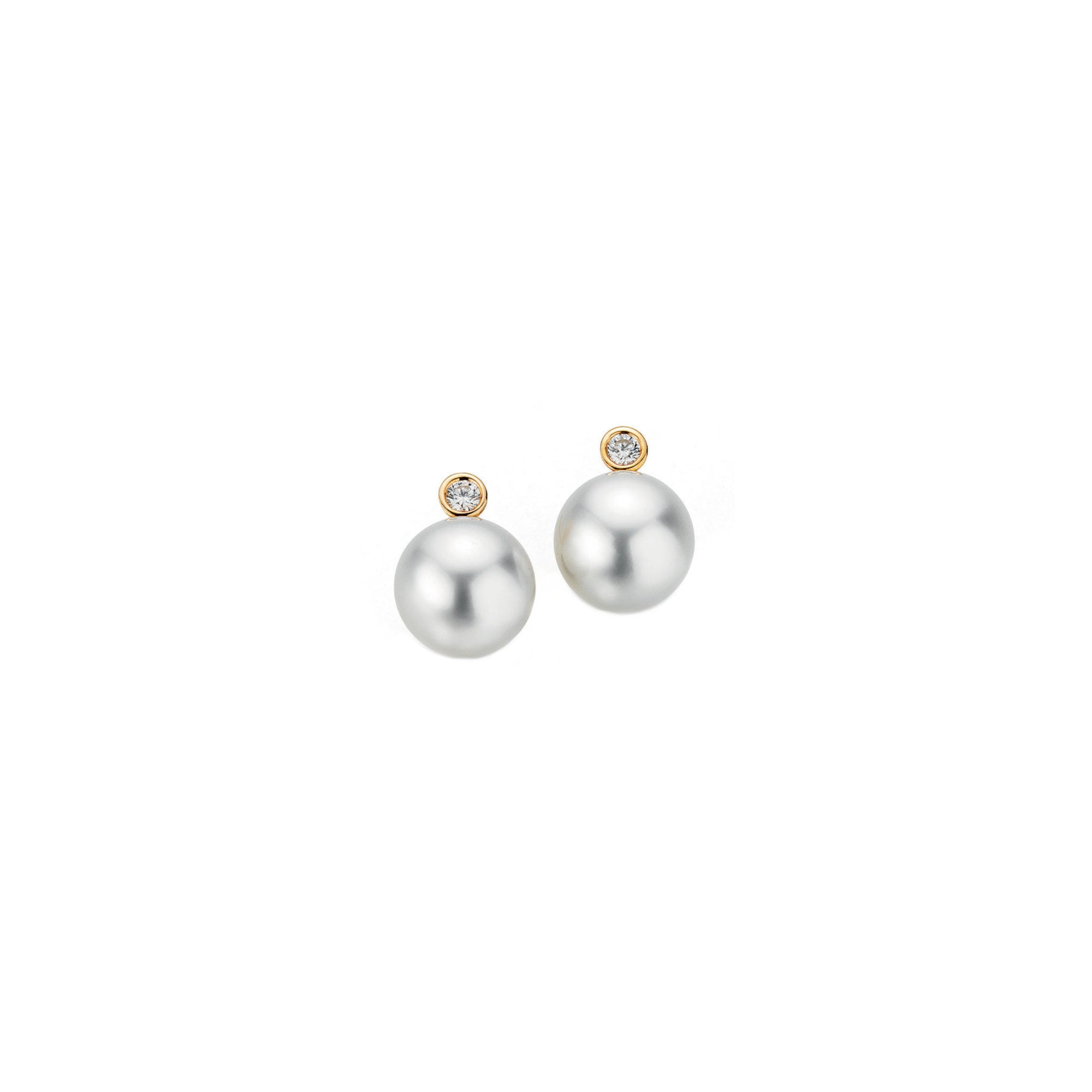 Gellner H2O Ohrstecker (5-22007-55) aus Roségold mit Diamant