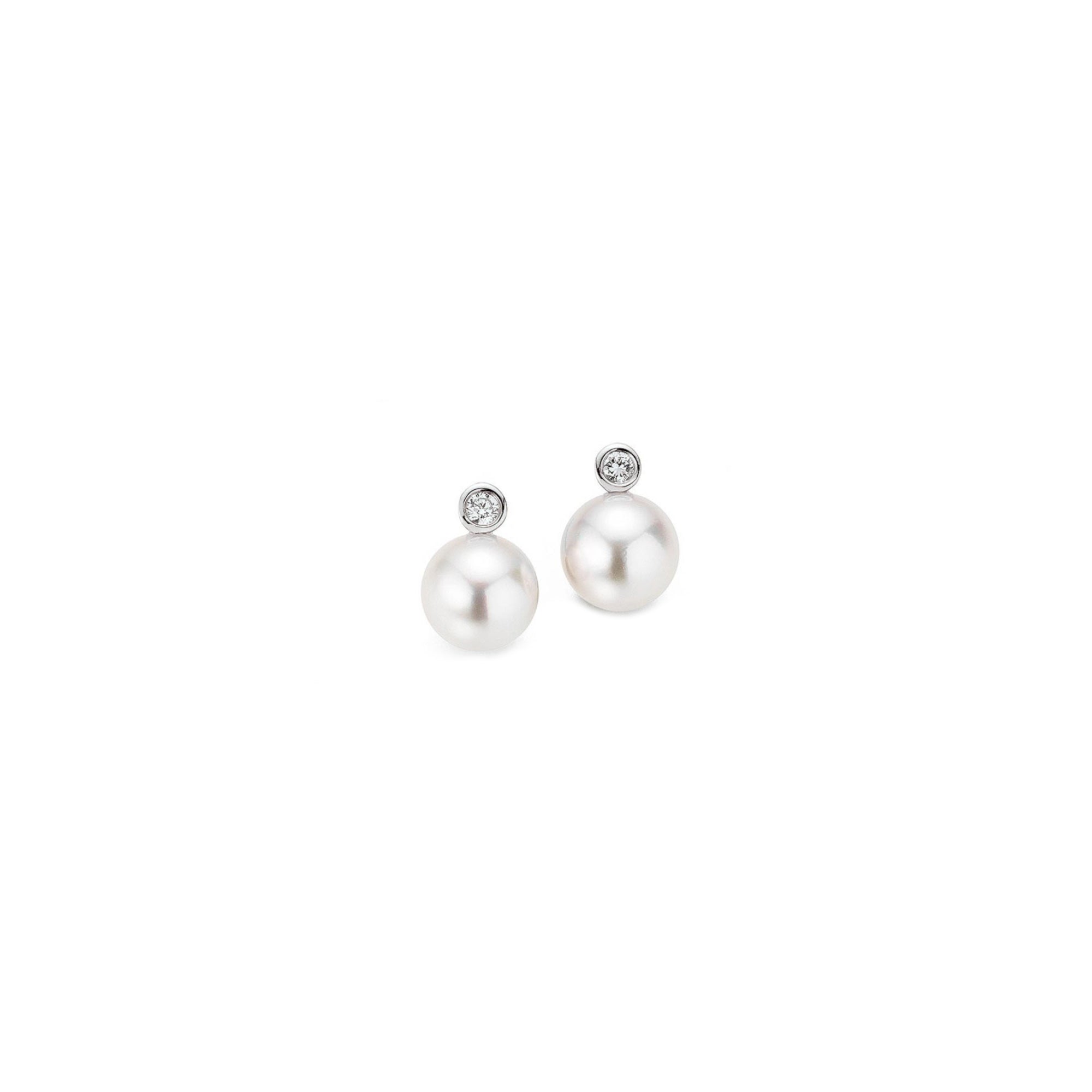 Gellner H2O Ohrstecker (5-22018-06) aus Weißgold mit Diamant