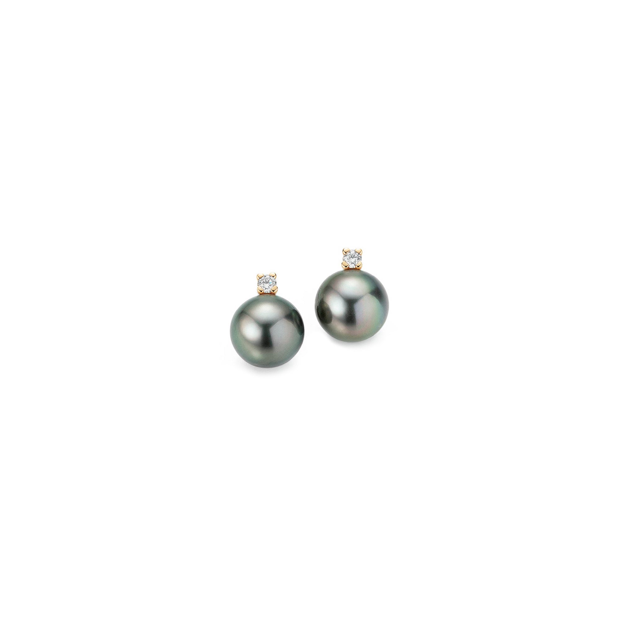 Gellner H2O Ohrstecker (5-22019-22) aus Gelbgold mit Diamant