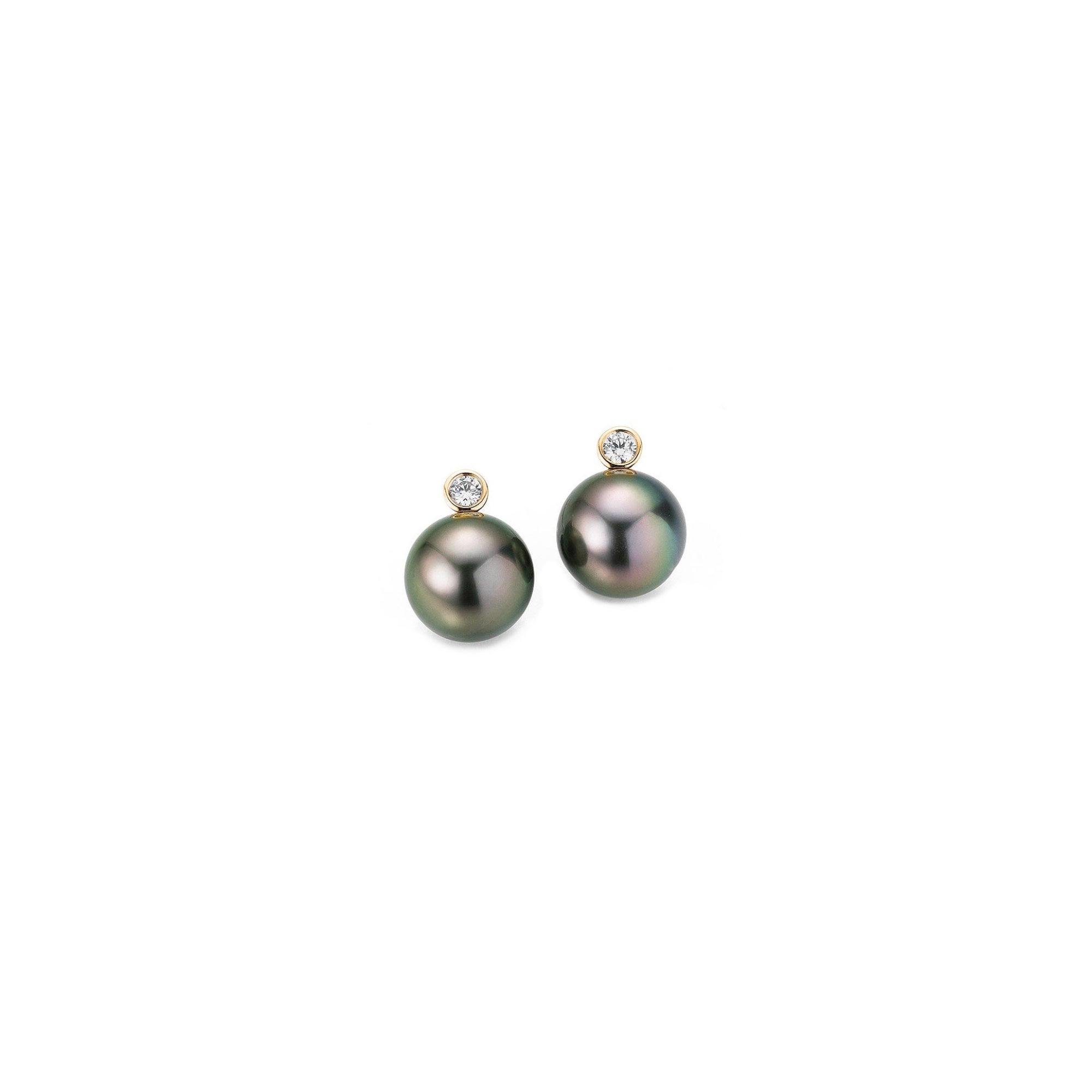 Gellner H2O Ohrstecker (5-22020-34) aus Gelbgold mit Diamant