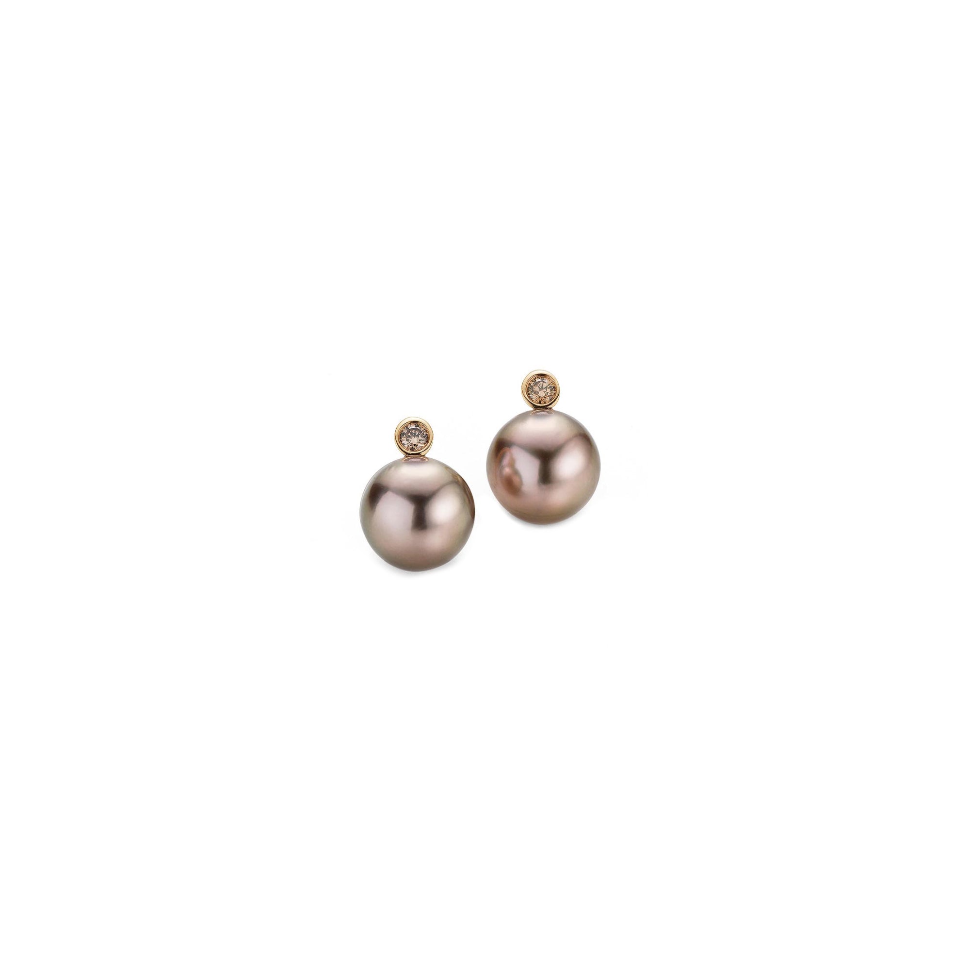 Gellner H2O Ohrstecker (5-22020-35) aus Gelbgold mit Diamant