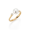 Gellner H2O Ring (5-22006-02) aus Roségold mit Diamant