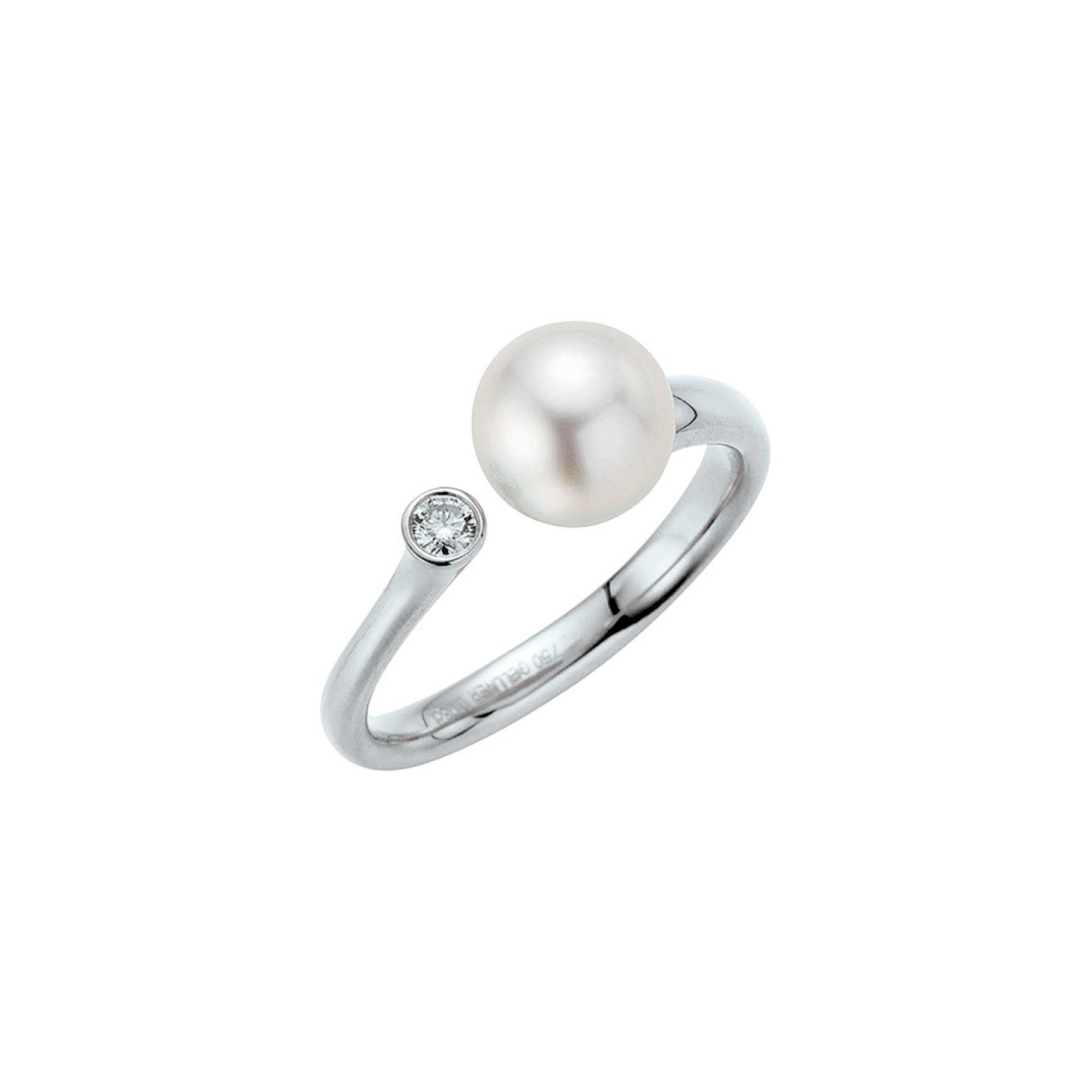 Gellner H2O Ring (5-22018-05) aus Weißgold mit Diamant