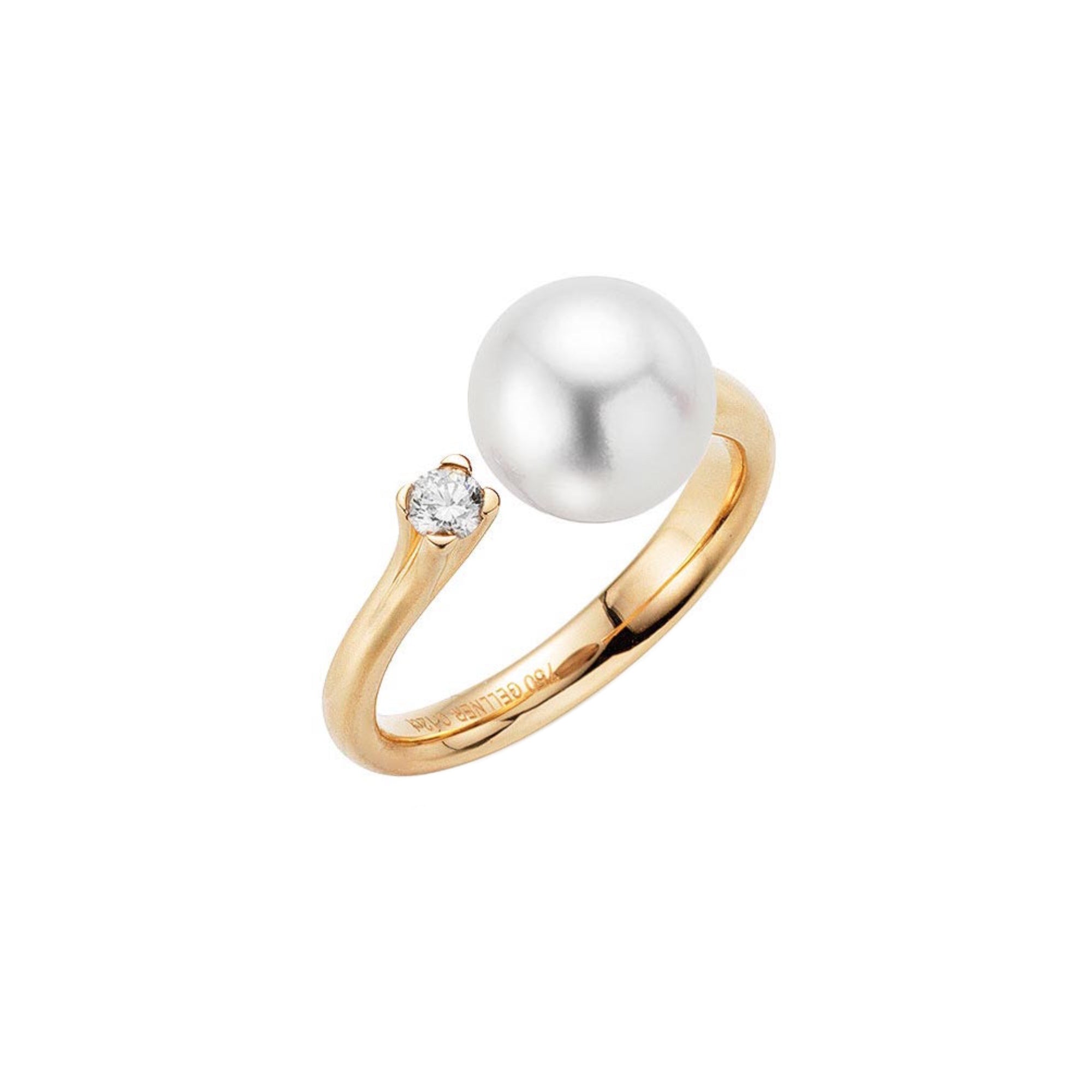 Gellner H2O Ring (5-22019-08) aus Roségold mit Diamant