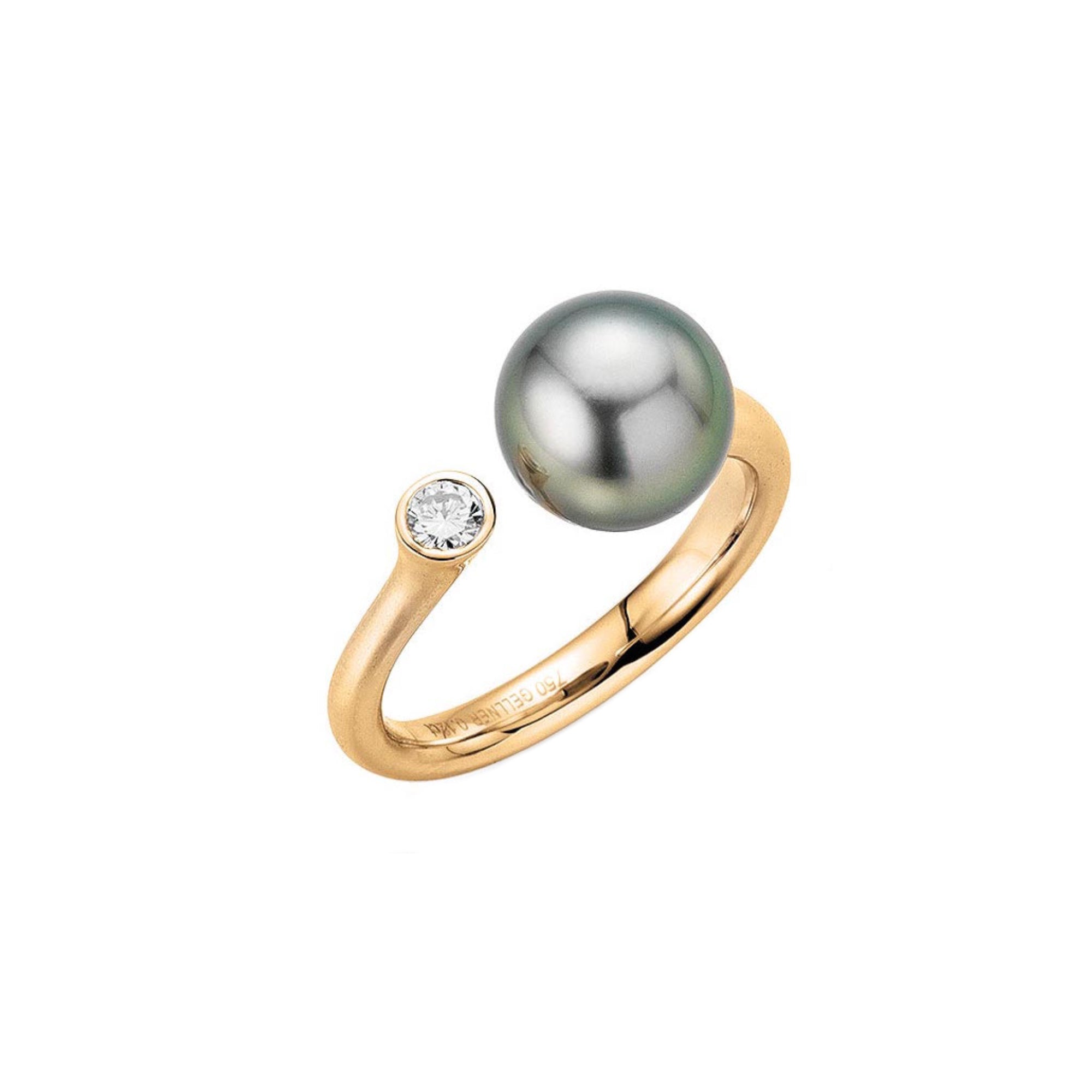 Gellner H2O Ring (5-22020-05) aus Roségold mit Diamant